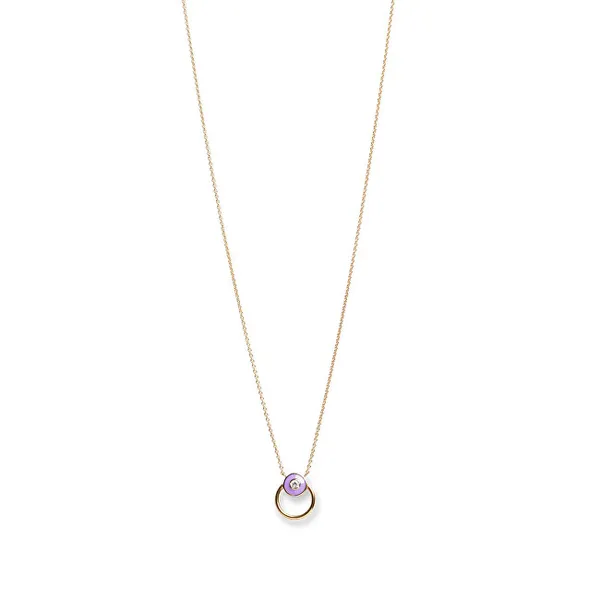 Stylish gold-plated necklace Apricus 61290G VIO (chain, pendant)