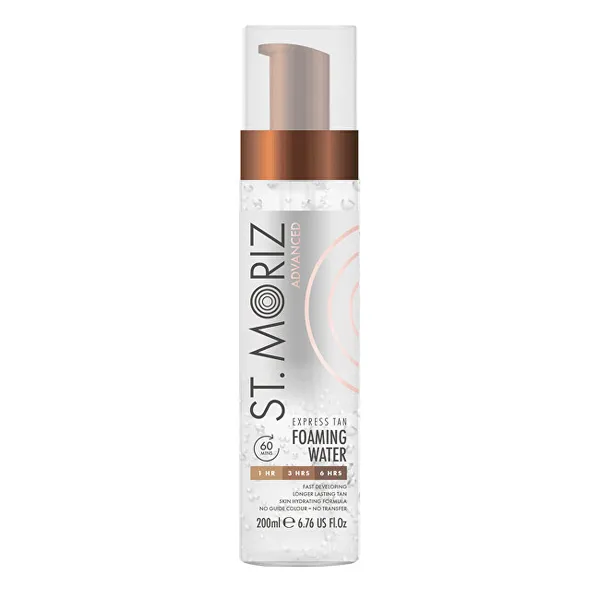 Transparent self-tanning foam for extra fast tanning Advanced Express Self Tanning (Foaming Water) 200 ml