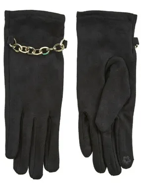 Women's gloves 02-670 Black