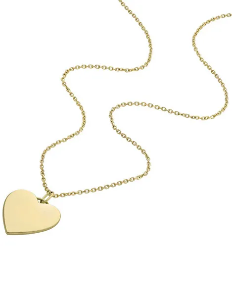 Decent Drew Heart Gold Plated Necklace JF04689710