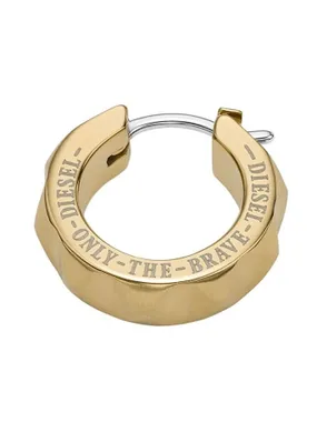 Stylish gold-plated single earring DX1417710