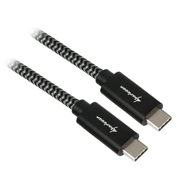 Cable USB-C 3.2 male > USB-C male (Alu + Braid)