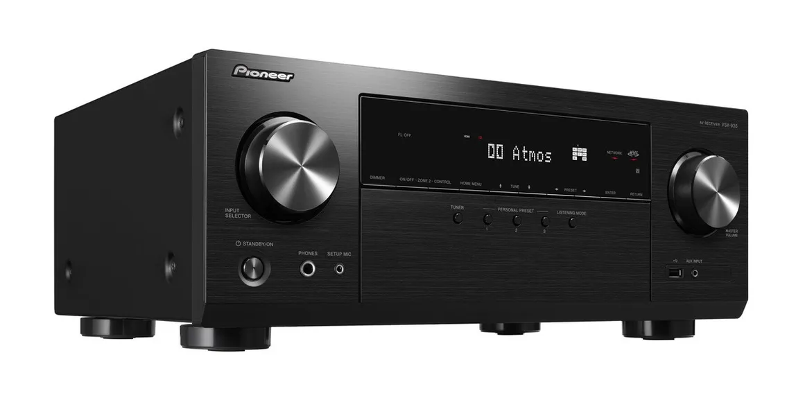 Pioneer VSX-935-B mājas kinozāles uztvērējs, melns