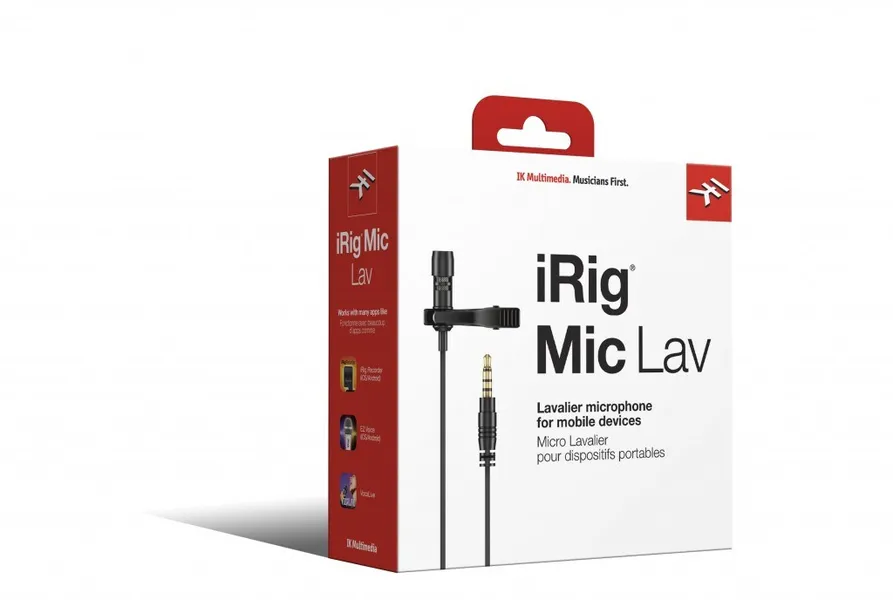 IK Multimedia iRig Mic Lav Black Clip-on mikrofons