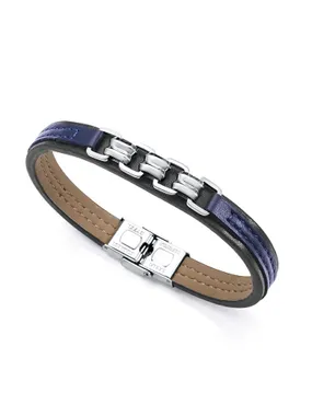Modern leather bracelet for men Magnum 15151P01013
