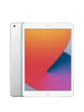 Apple iPad 10.2" (2020) 128GB WiFi + Cellular Silver (Refurbished)