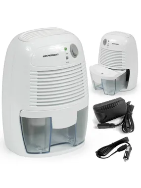 Air dehumidifier - moisture absorber with Berdsen BR -68W car adapter white