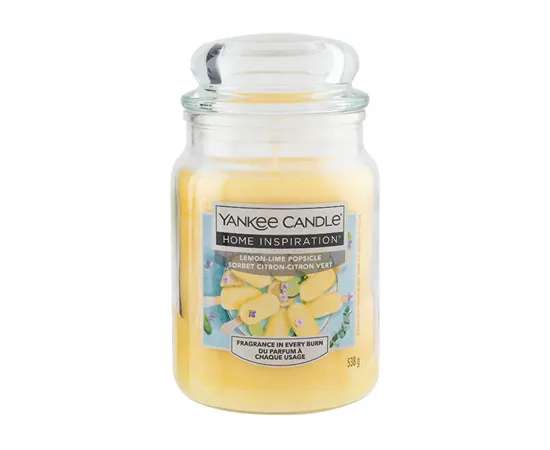 Scented candle Home Inspiration large Lemon Lime Popsicle 538 g