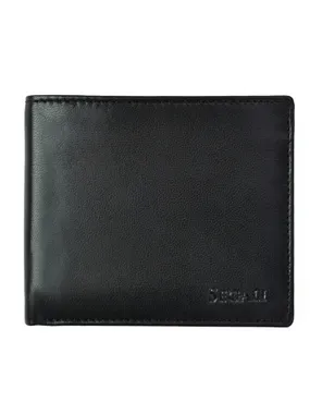 Men's leather wallet 7479 black