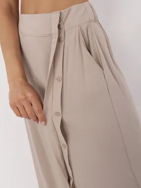 Women's dark meringue trapezoidal skirt