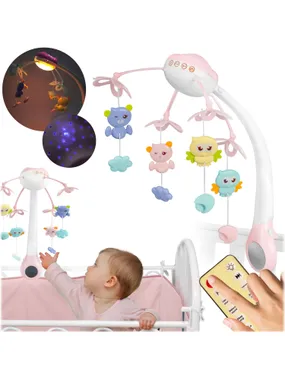Cot carousel with a rk-813 pink projector