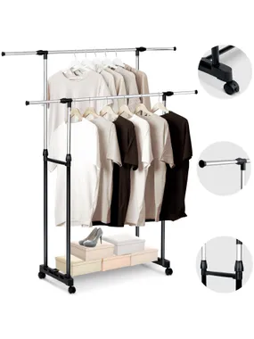 Clothing hanger Massido 686400 black and silver