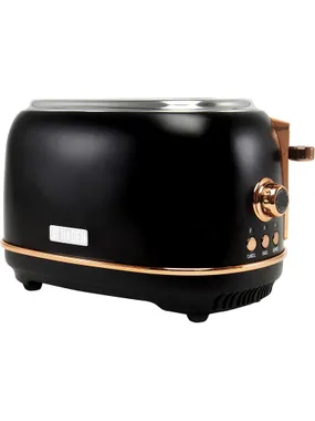 Heritage 2-Slice Toaster - Black & Copper