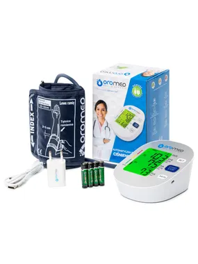 OROMED ORO-BP2 USB LEDISKUSSATORS elektroniskais asinsspiediena mērītājs + BAROŠANAS APGĀDE