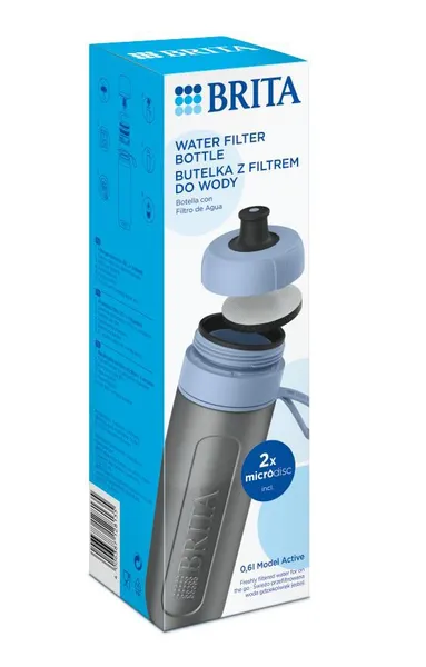 Brita Active zila 2-disku filtra pudele