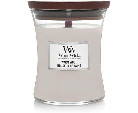 Scented candle vase Warm Wool 275 g