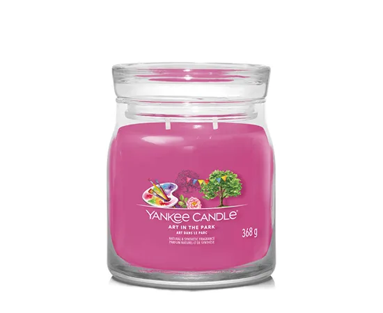 Aromatic candle Signature glass medium Art in the Park 368 g