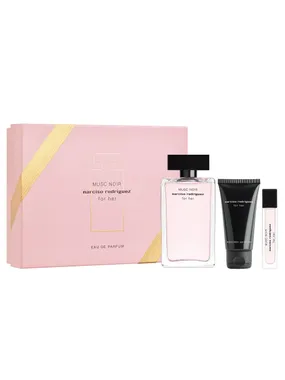 For Her Musc Noir set eau de parfum spray 100ml + body lotion 50ml + eau de parfum spray 10ml