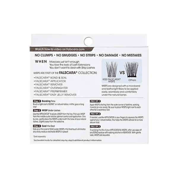 False eyelashes Falscara Multipack - Clear band