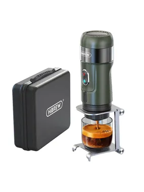 Portable Coffee Machine with case HiBREW H4B_GN