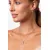 Elegant silver set with zircons SET201W (pendant, earrings)
