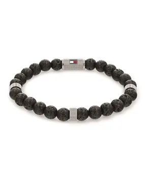 Black Lava Stone Beaded Bracelet 2790435