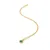 Jacquard Hope DP845 gold-plated necklace with diamond and malachite (chain, pendant)