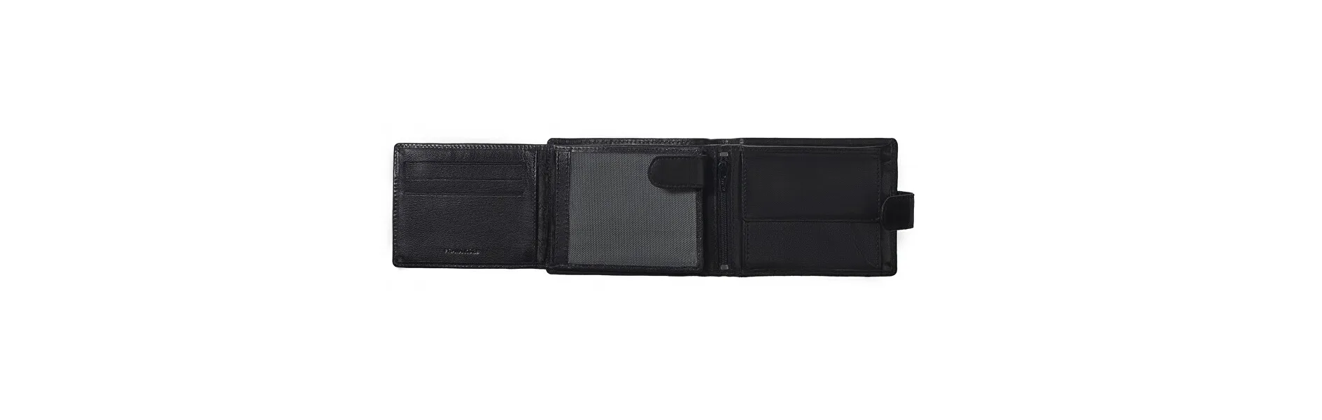 Men's leather wallet 2511 black