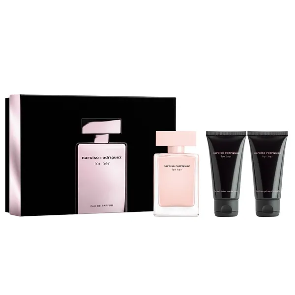 For Her set eau de parfum spray 50ml + body lotion 50ml + shower gel 50ml