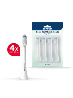 Replacement toothbrush heads Perfect smile ZK500x Daily Clean 4 pcs