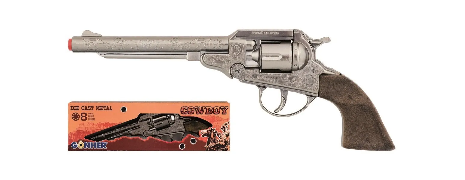 Cowboy revolver metal 8 rounds GONHER 88/0