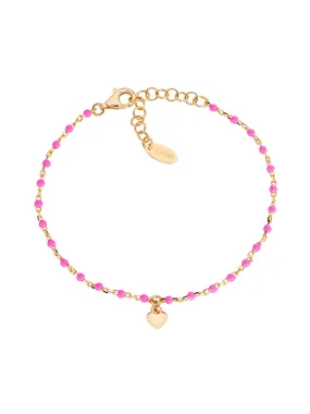 Decent Love Heart Beaded Bracelet BRSMCUGF3