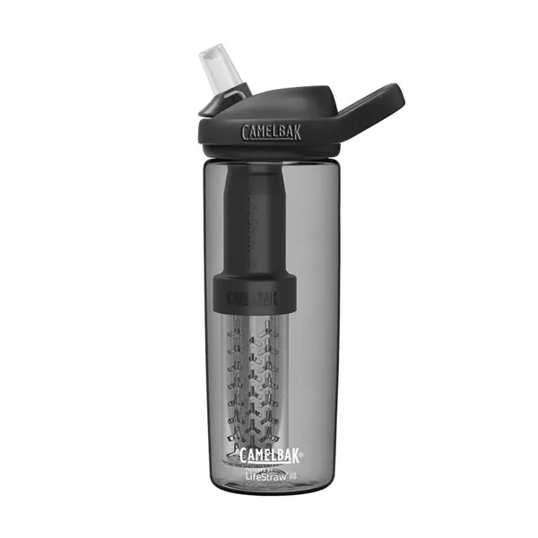 Pudele ar filtru CamelBak eddy+ 600ml, filtrēts ar LifeStraw, ogles