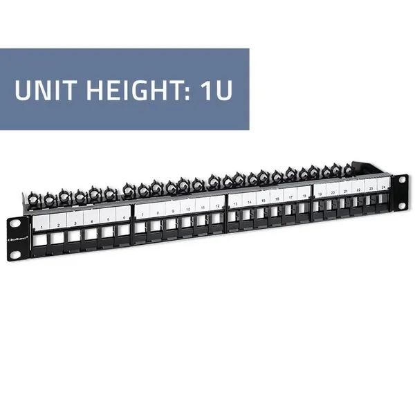 Patch panel for 19inches RACK,24ports,1U,UTP