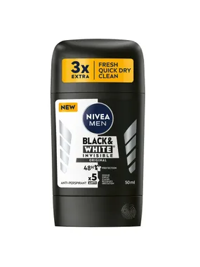 Men Black&White Invisible Original antiperspirant stick 50ml