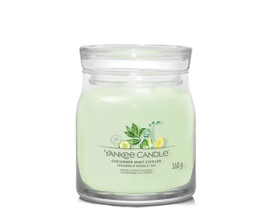 Aromatic candle Signature glass medium Cucumber Mint Cooler 368 g