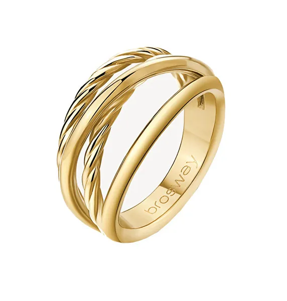 Amy BAY32 bold gold plated ring
