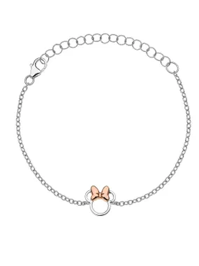 Matching silver bicolor bracelet Minnie Mouse BS00027TL-55