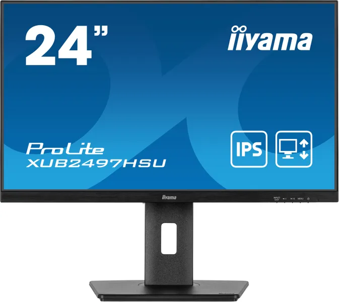 iiyama ProLite XUB2497HSU-B1 datora monitors 61 cm (24") 1920 x 1080 pikseļi Full HD LED melns