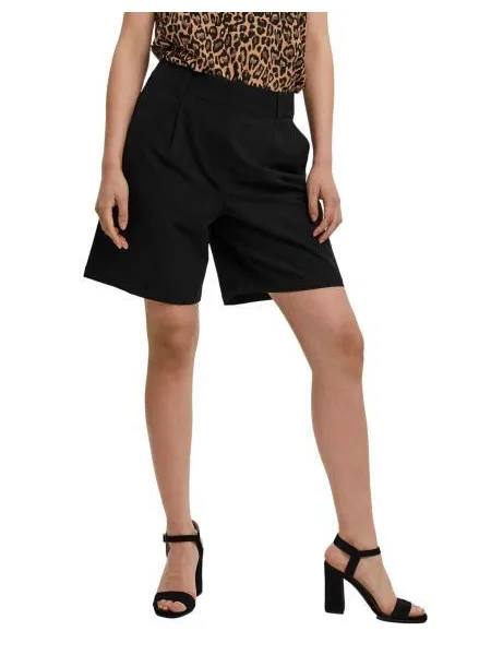 Women's shorts VMZELDA Loose Fit 10259210 Black