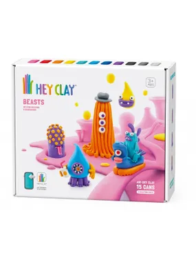 Plastic mass Hey Clay Bestie 15 cans