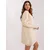 Women's light beige knit dress