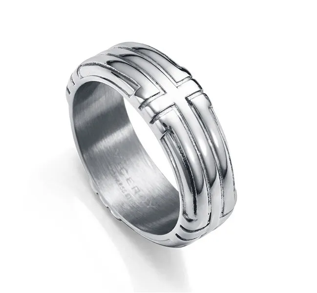 Timeless steel men's ring Beat 14113A02