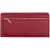 Women's leather wallet 50511 red