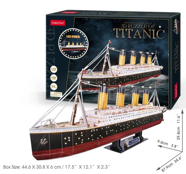 Cubicfun Puzzle 3D Titanic LED