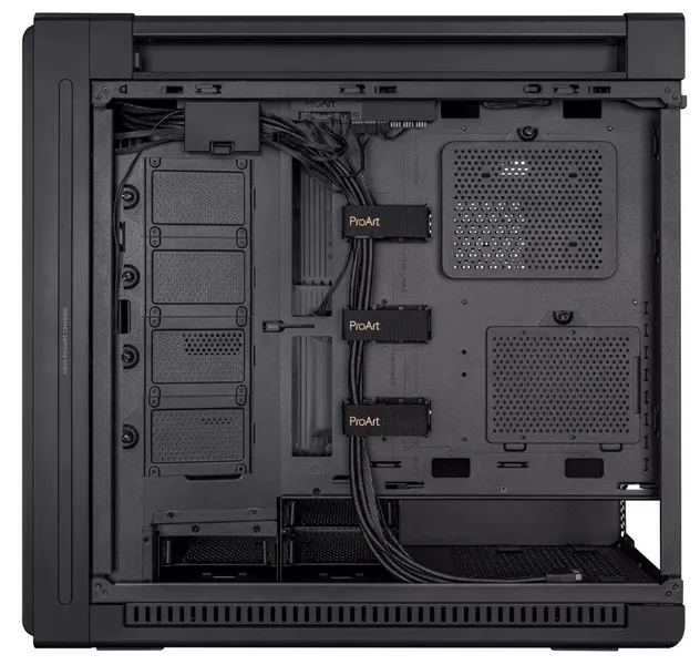 CASE MIDITOWER ATX W/O PSU/BLK PROART PA602 TG ARGB ASUS