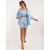 Women's light blue summer set