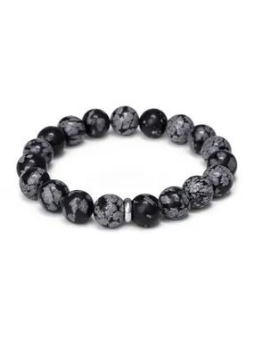 Obsidian bead bracelet MINK157/20