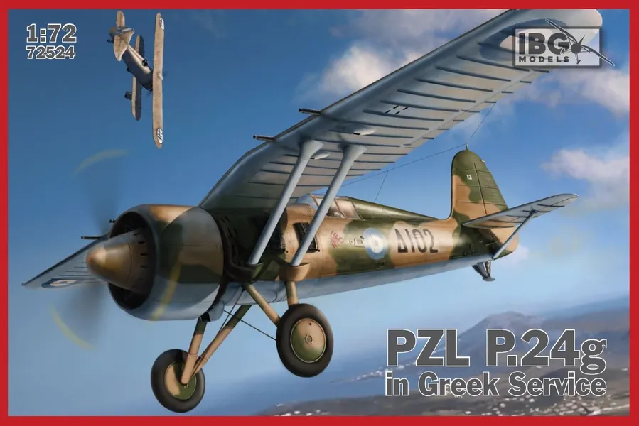 Plastic model PZL P.24g Greek Service