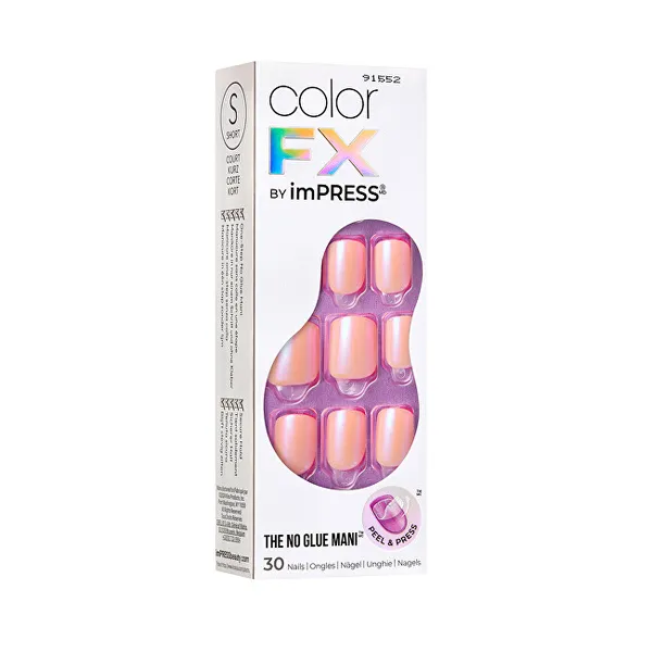 Glue-on nails ImPRESS Color FX - Satellite 30 pcs